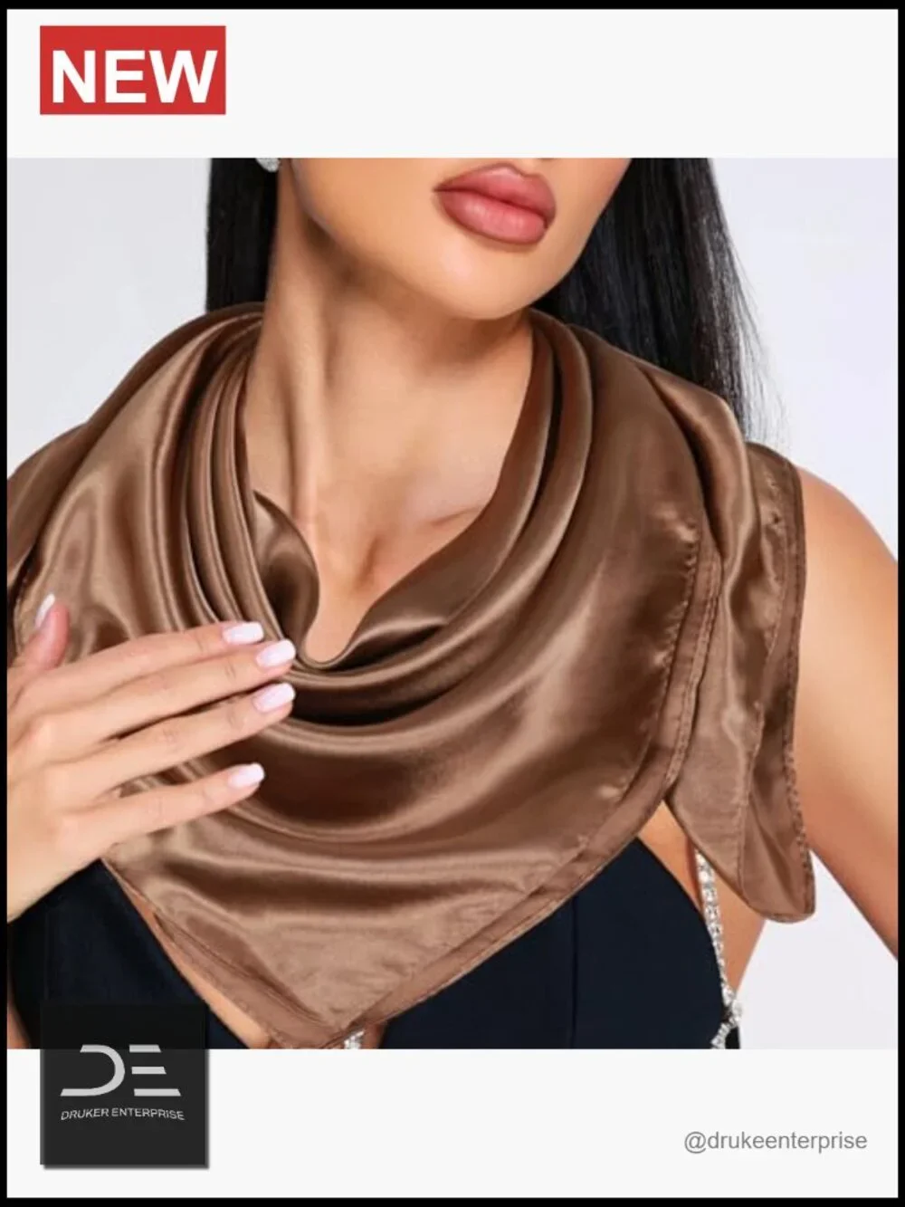 Satin Head Scarf for Women - 2 Pack 35